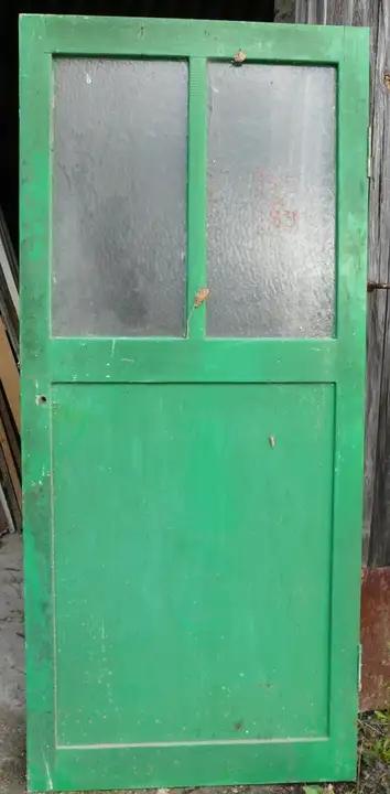Porte vitrée de communication en bois