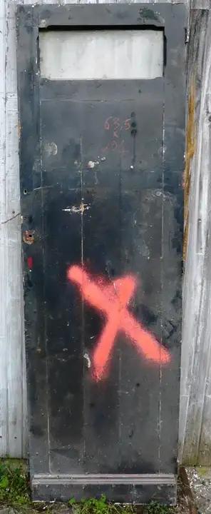 Porte de communication en bois