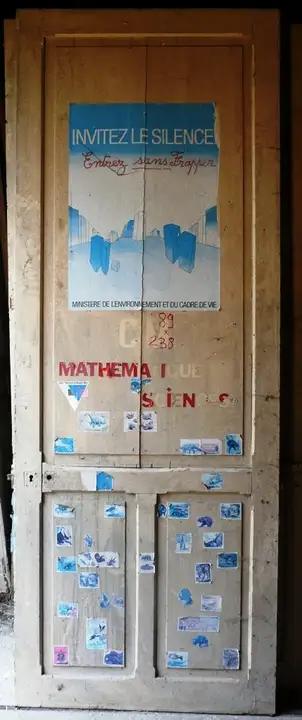 Porte de communication en bois