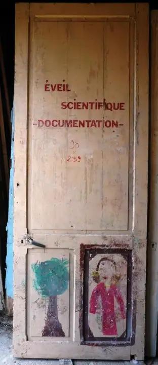 Porte de communication en bois