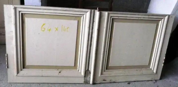 2 Paires de portes de placard en bois