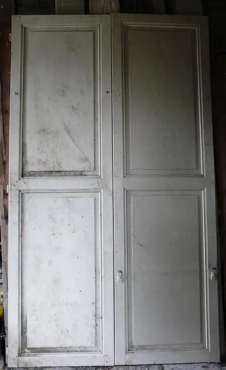 double porte en bois