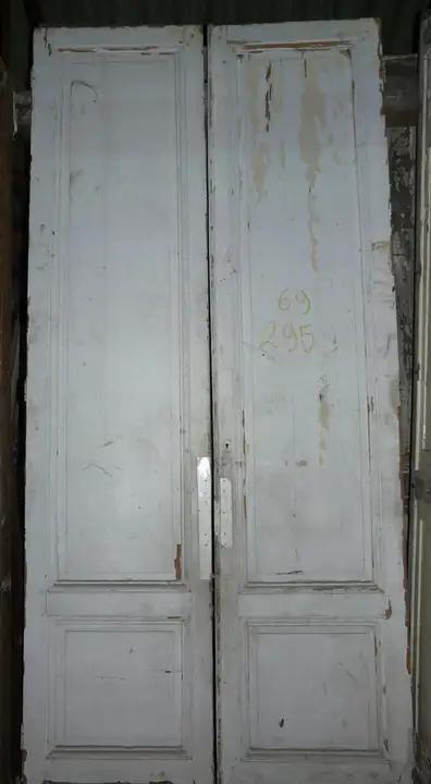 Portes double de communication en bois