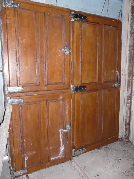 Portes de chambre froide 1950