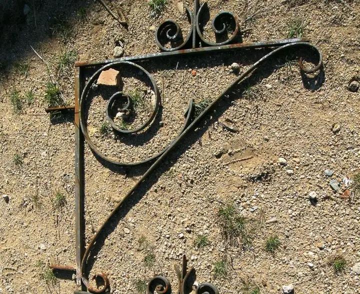 Porte enseigne en fer