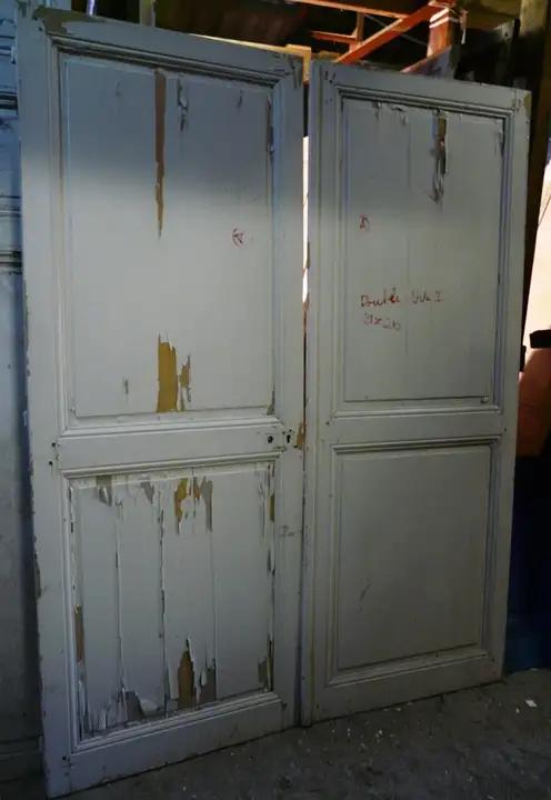 Double porte de communicarion en bois