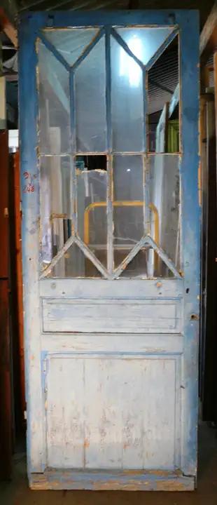 Porte d'entrée en bois
