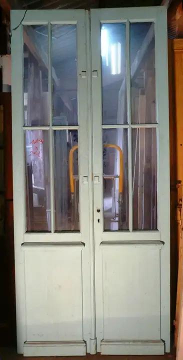 Double porte vitrée