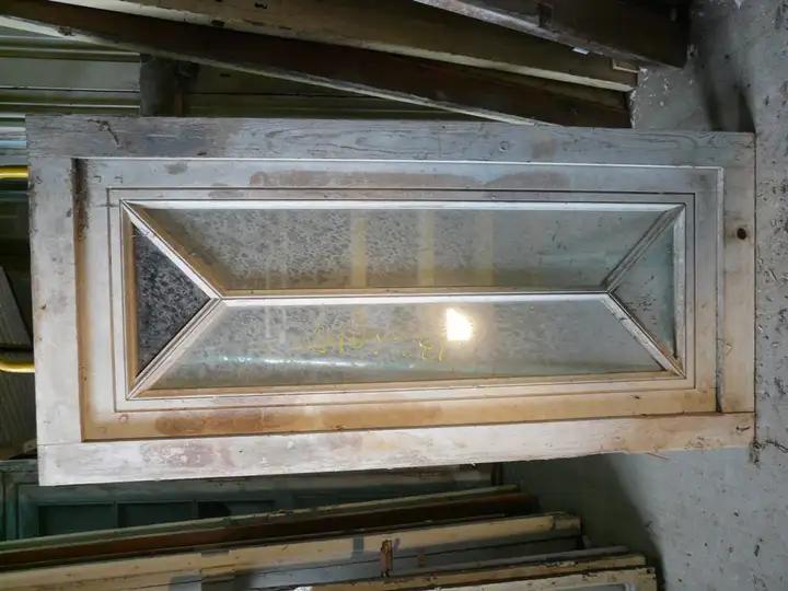 Imposte vitré en bois