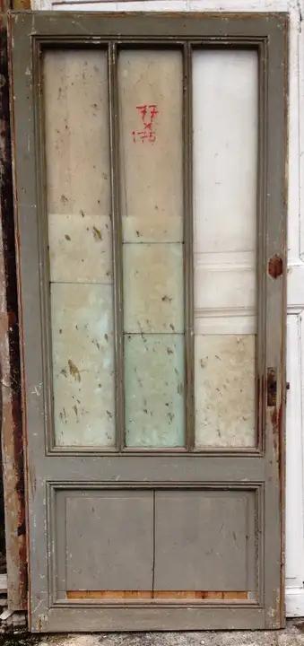 Petite porte vitrée d'intérieur