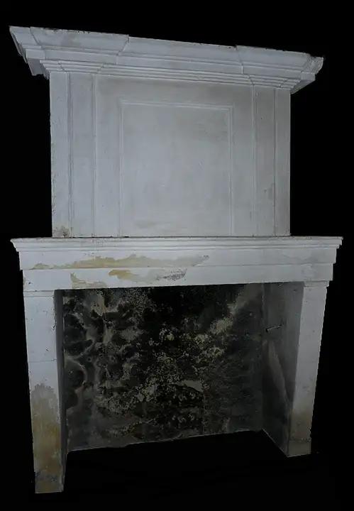 Ancienne cheminée à trumeau d'époque Directoire