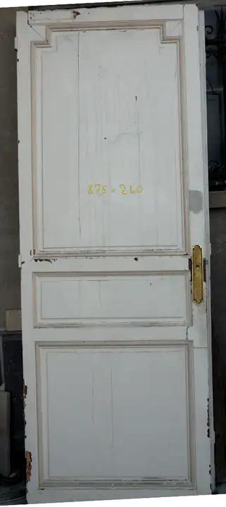 3 portes d'intérieur anciennes en sapin