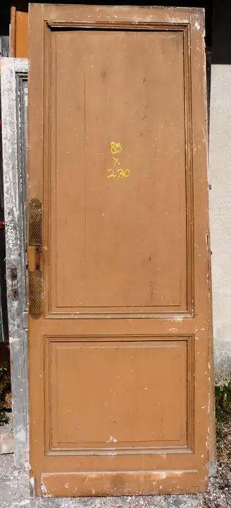 Six portes de communication interieur en bois identiques