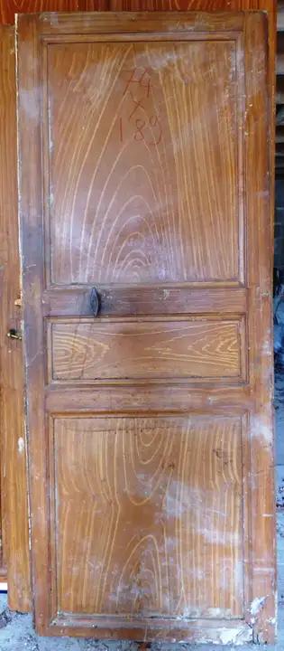 Porte ancienne de communication intérieur en bois