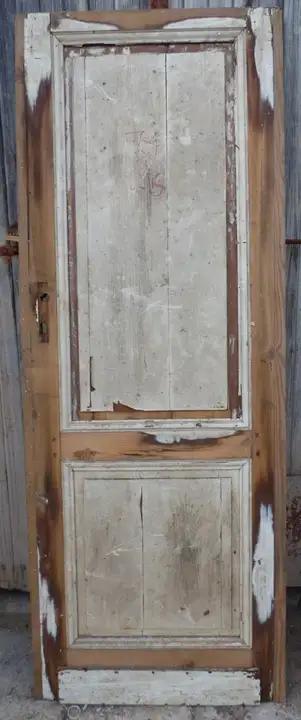Porte d'intérieur en bois ancienne