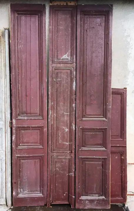 Lot de panneaux de boiserie en bois