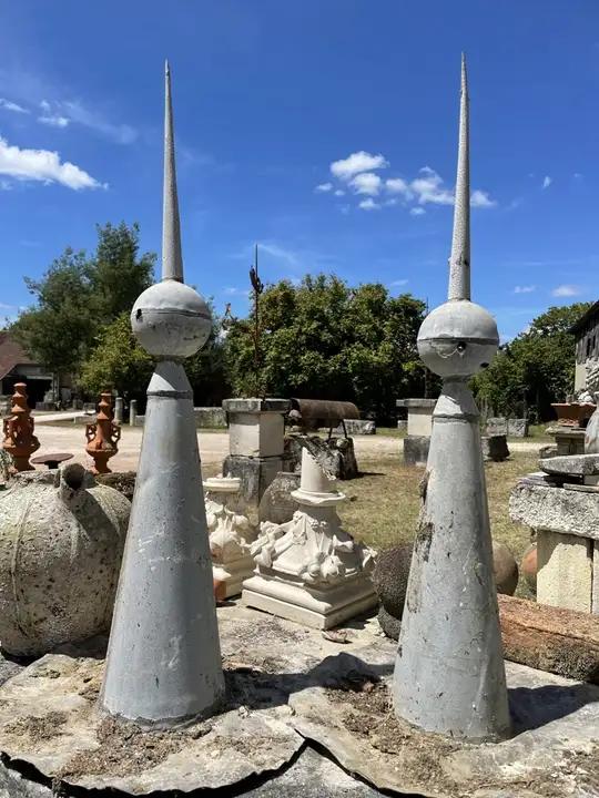 Épis coniques en zinc