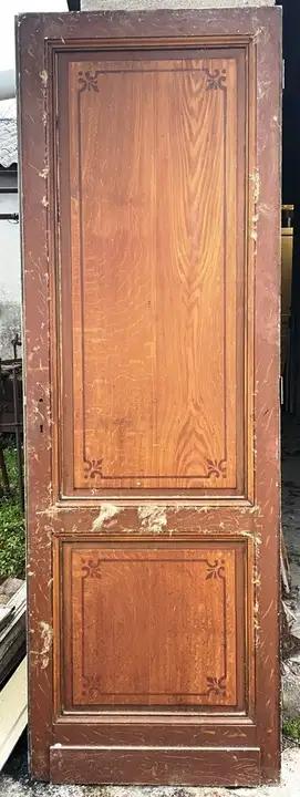 Porte ancienne d'intérieur en bois