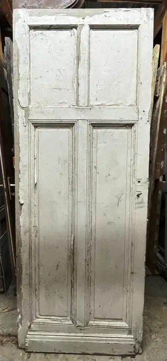 Ancienne porte vitrée de deux verres hauts