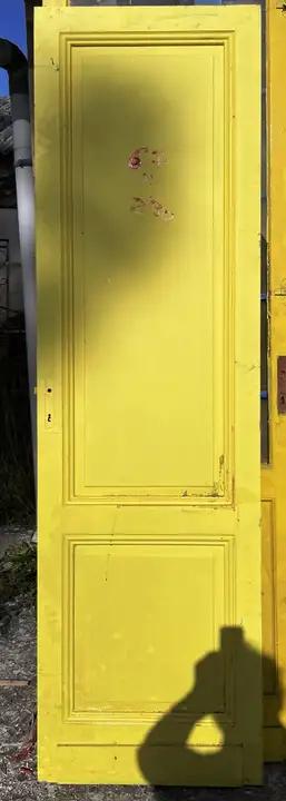 Porte simple pleine à deux panneaux double face