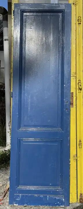 Porte simple pleine à deux panneaux double face