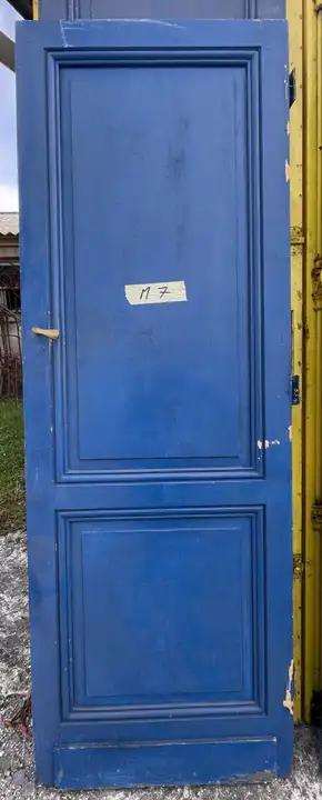 Porte simple pleine à deux panneaux double face