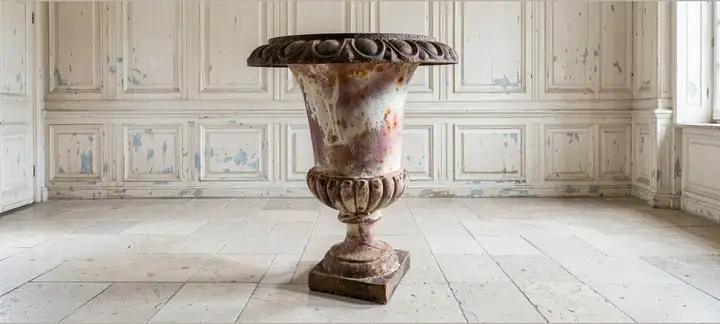 Vase Medicis en fonte ancien