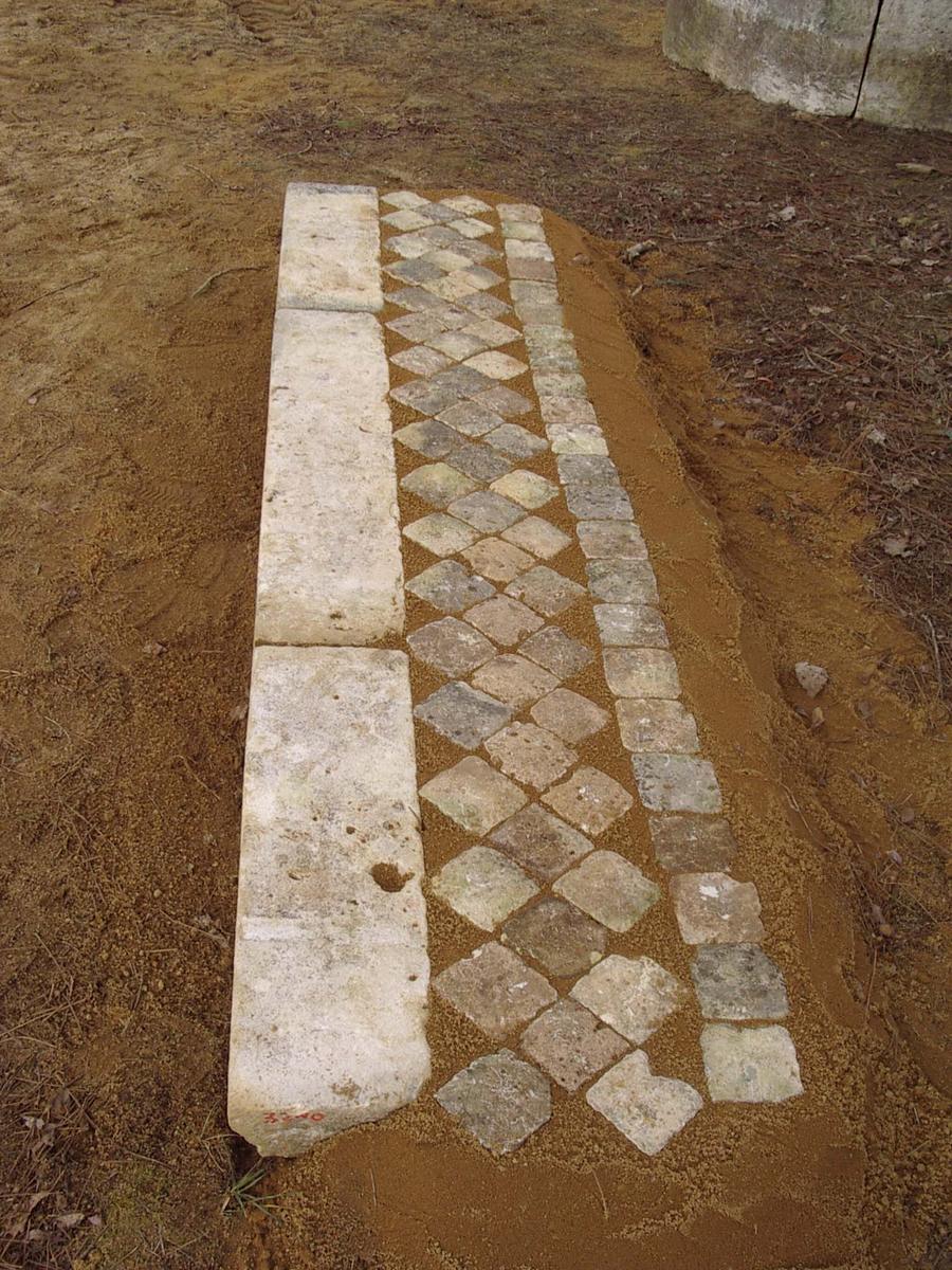 Pavés en pierre de Charente