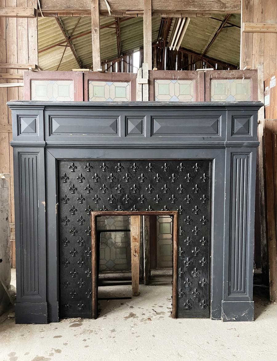 boiserie de placage pour cheminée