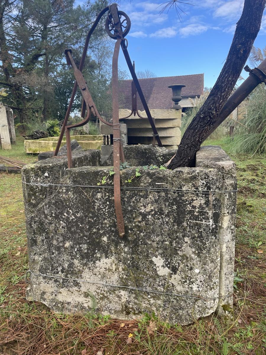 Puits de jardin carré