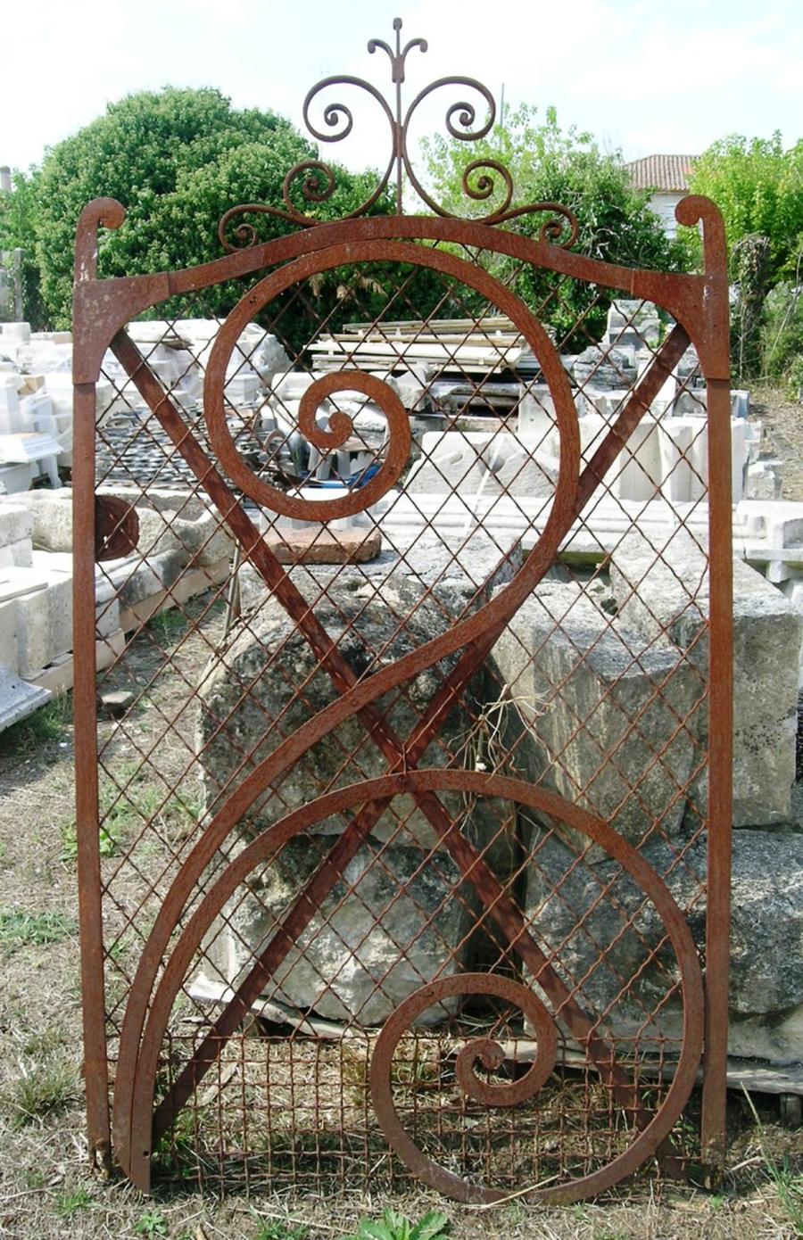 Portillon de jardin en fer