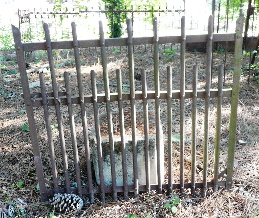 Portillon de jardin en fer (demi-tube)