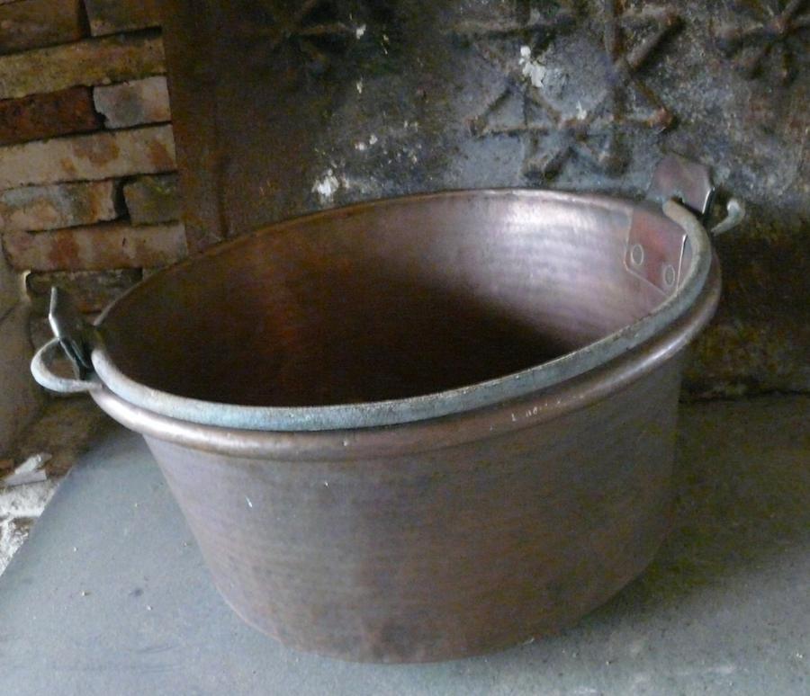 Bassine à confiture en cuivre