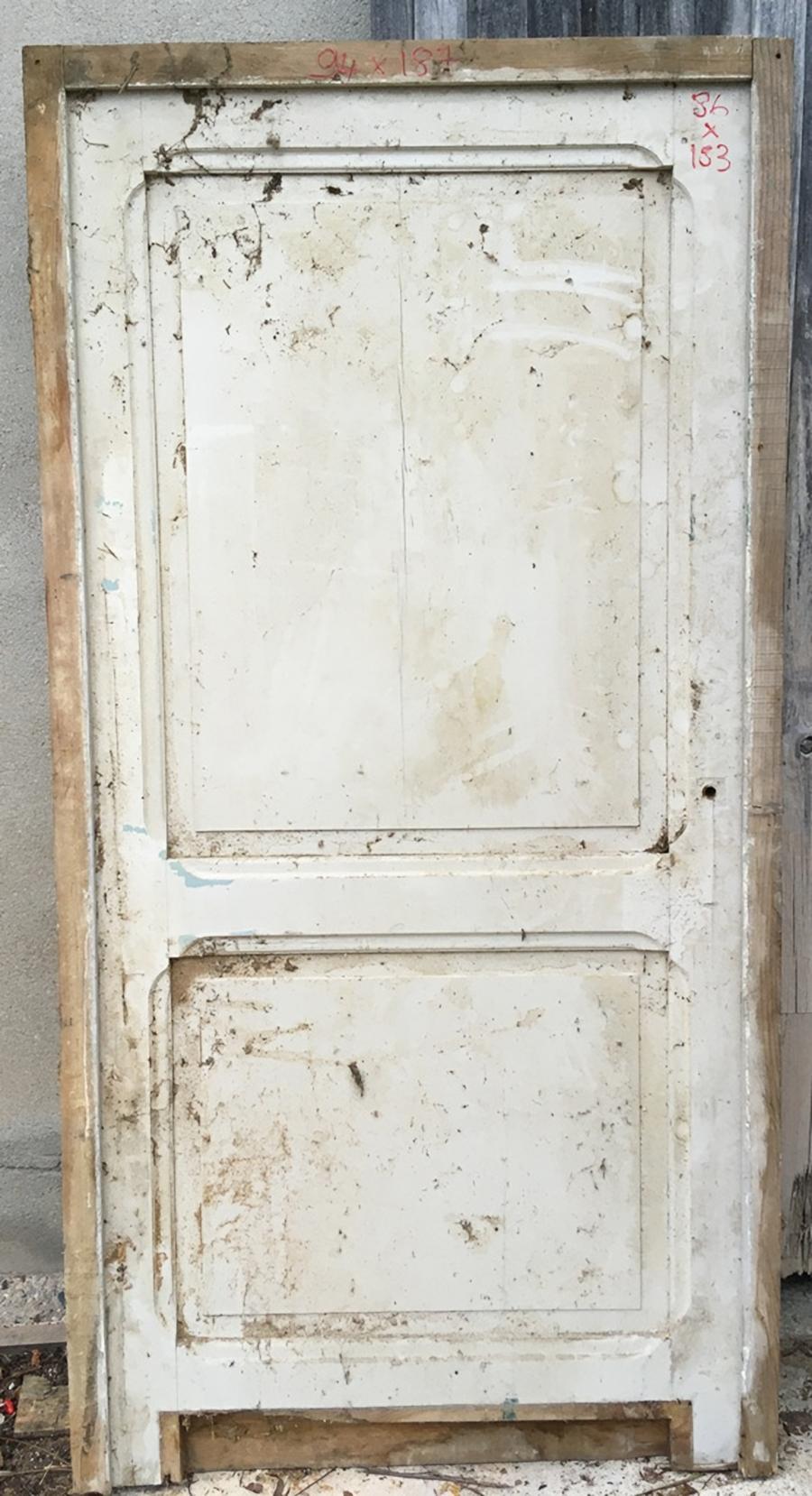 Porte de grenier en planches