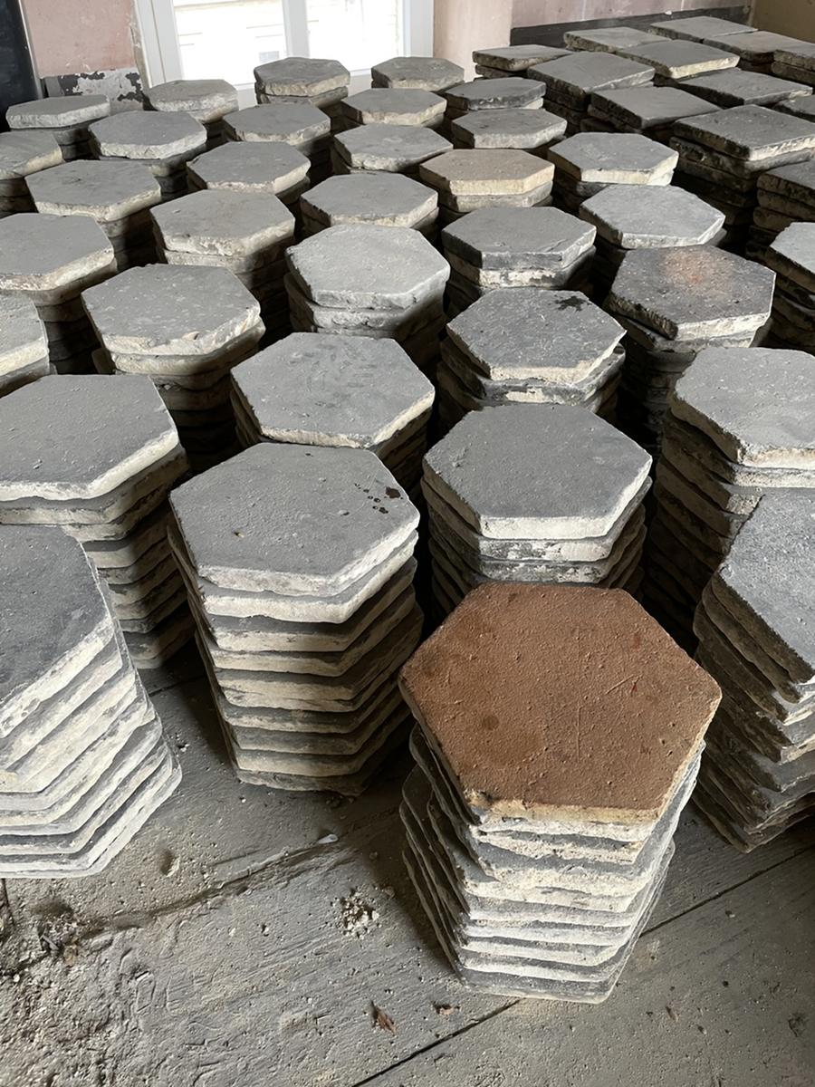 Tomettes hexagonales