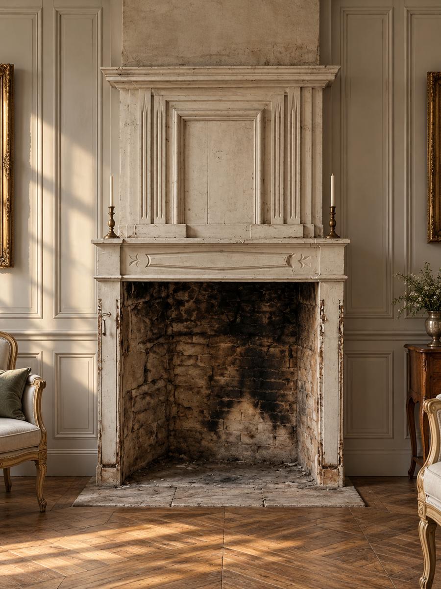CHEMINÉE À TRUMEAU